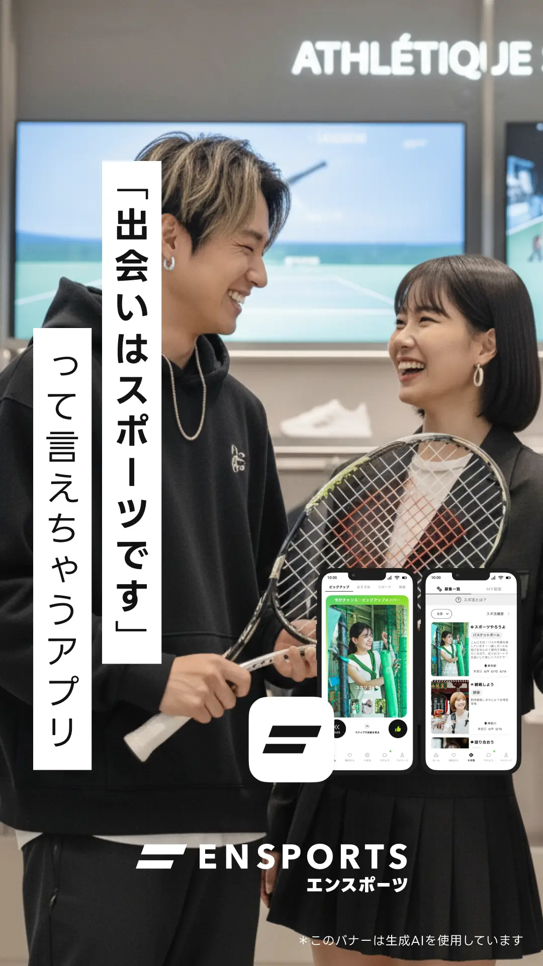 「出会いはスポーツです」って言えちゃうマッチングアプリ