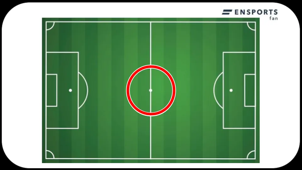 サッカー センターサークル